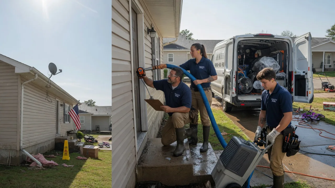 Ceiling Water Damage Restoration in Goodman, MO near me